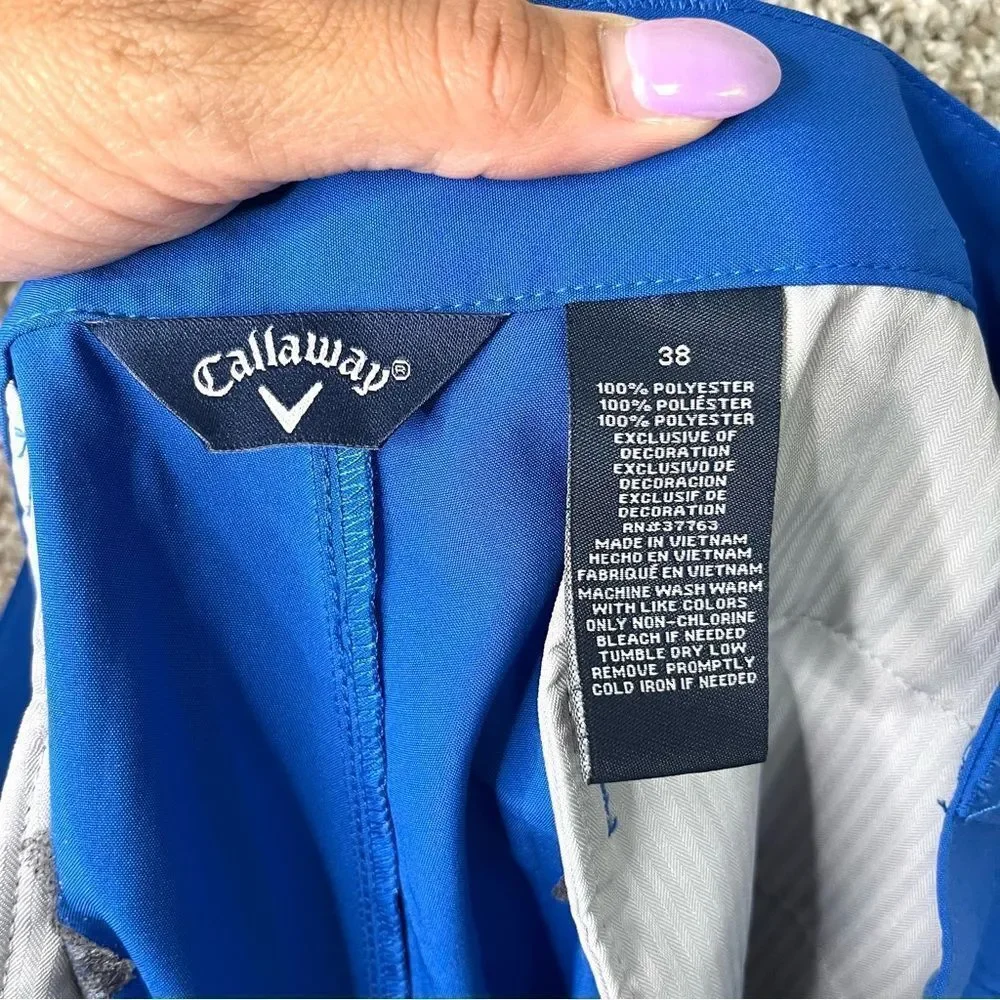 Callaway Shorts Men’s 38 Blue‎ 10”